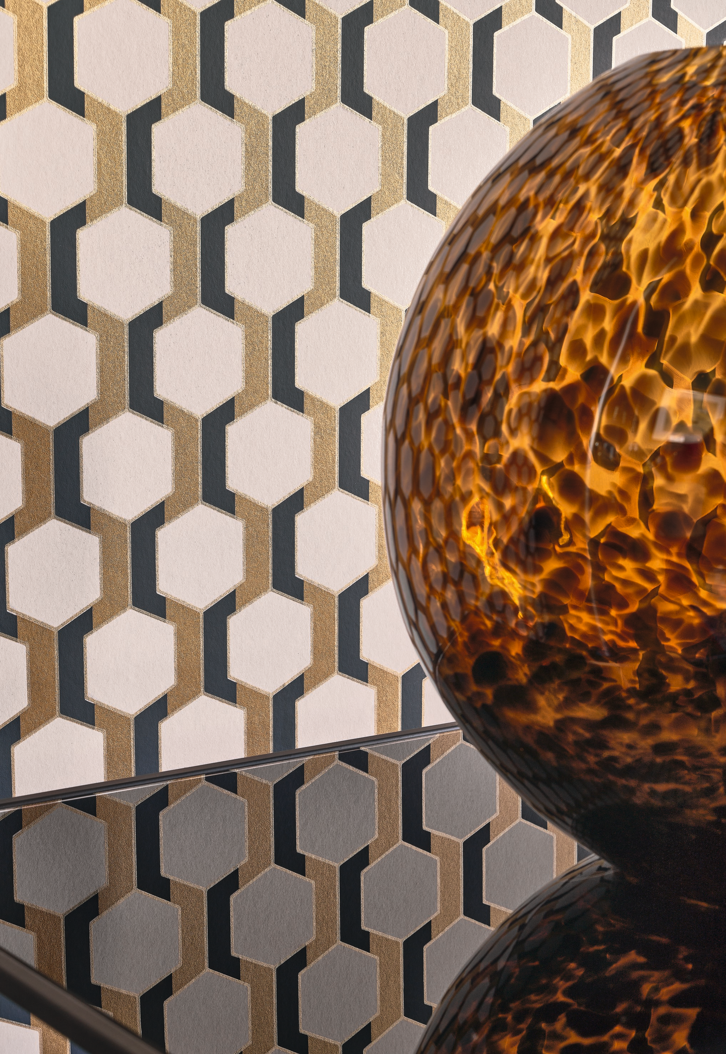 Kuitutapetti Casadeco Derby 89302640 Hamilton Mordore 10,05m