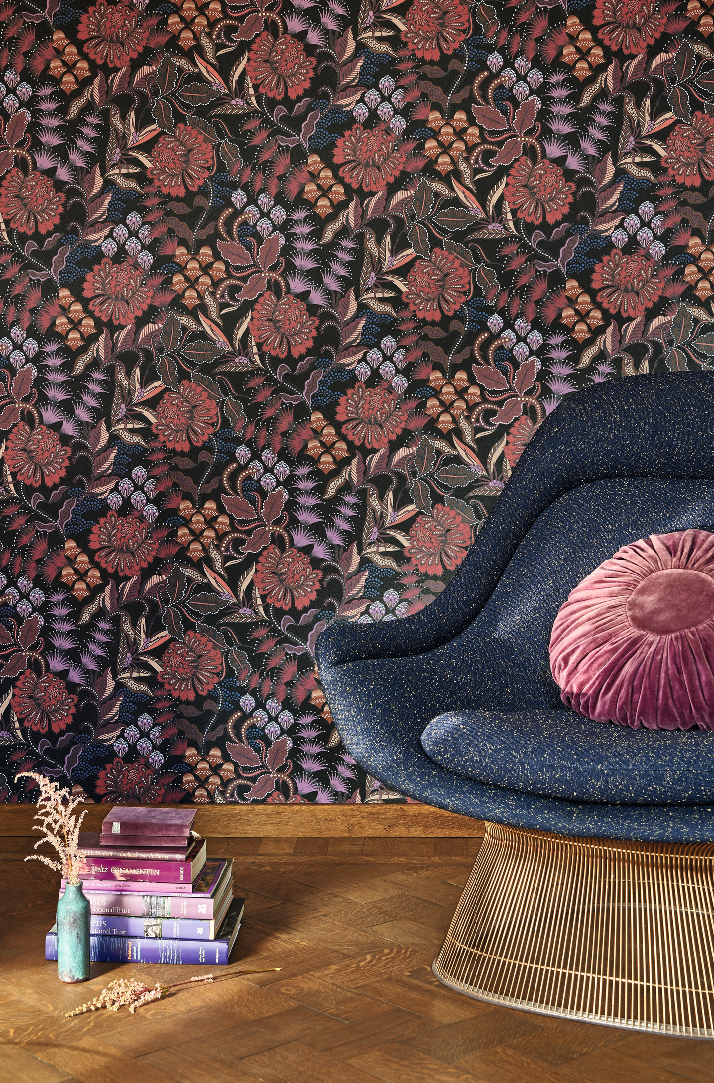 Kuitutapetti Casadeco Derby 89288418 Bloomsbury Rouille 10,05m