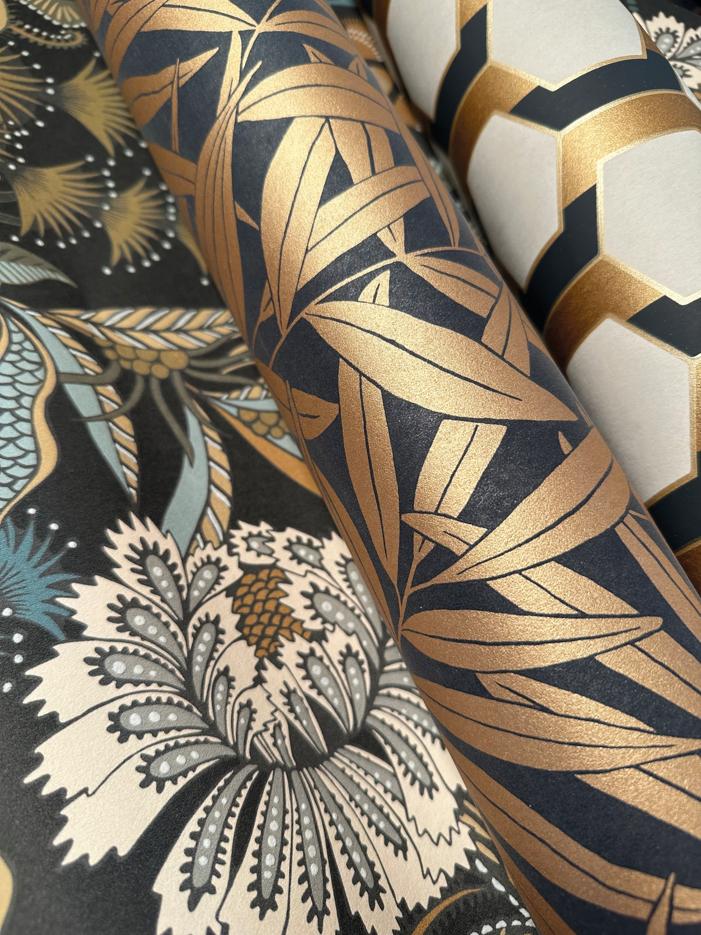 Kuitutapetti Casadeco Derby 89312877 Preston Mordore Noir 10,05m