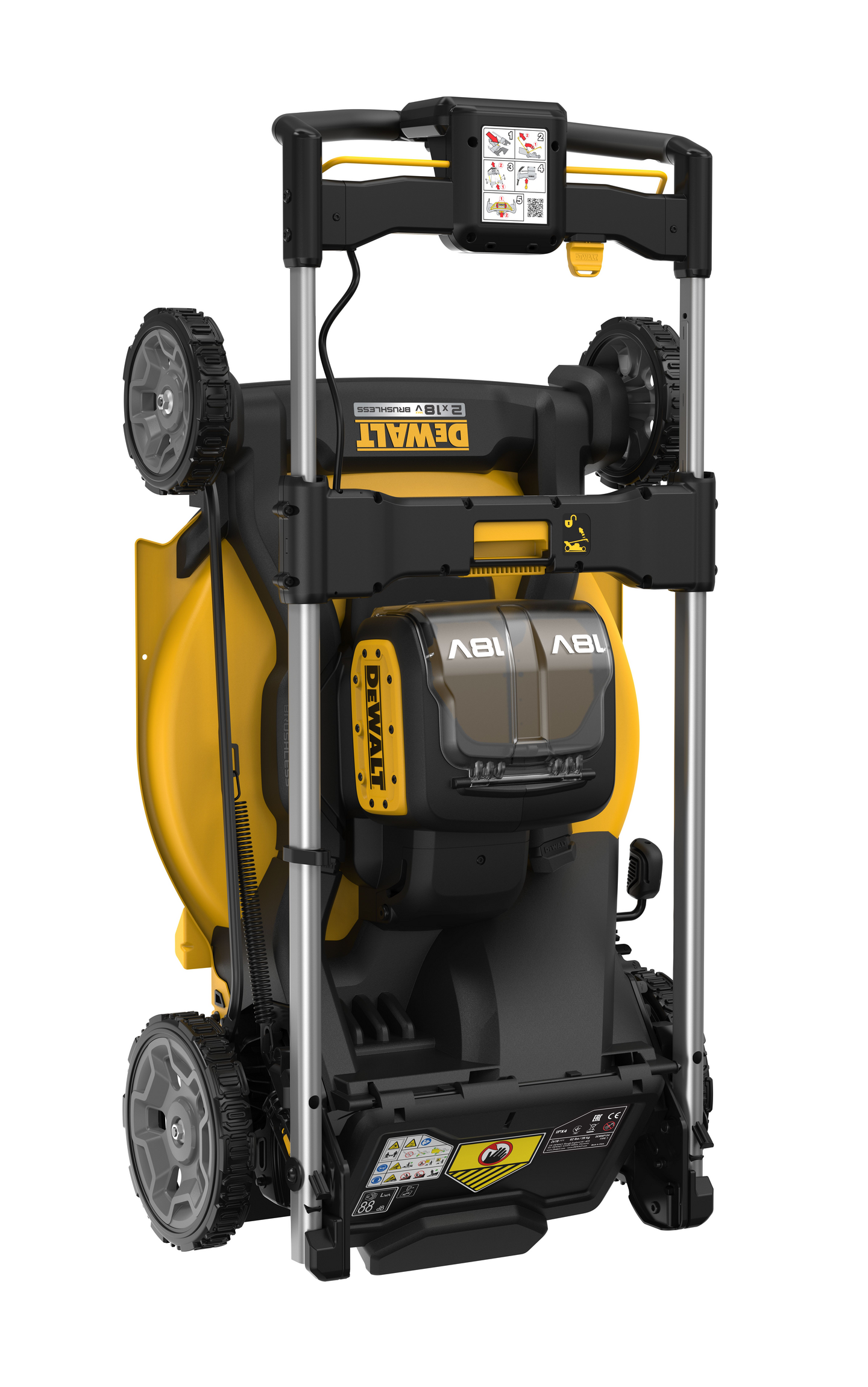 Akkuruohonleikkuri DeWalt DCMWP134W2 2x18V 2x8,0Ah