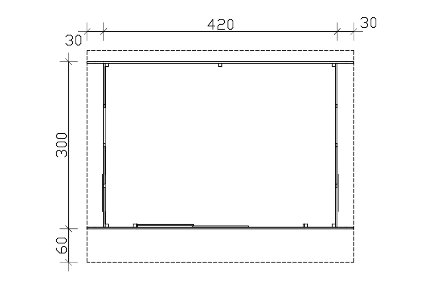 Pihatalo Cello Sundsberg 12,6m² liukuovella