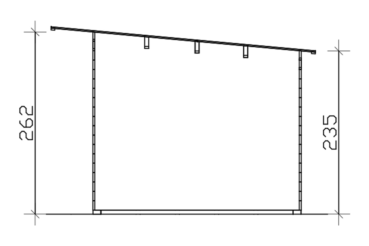 Pihatalo Cello Sundsberg 12,6m² liukuovella