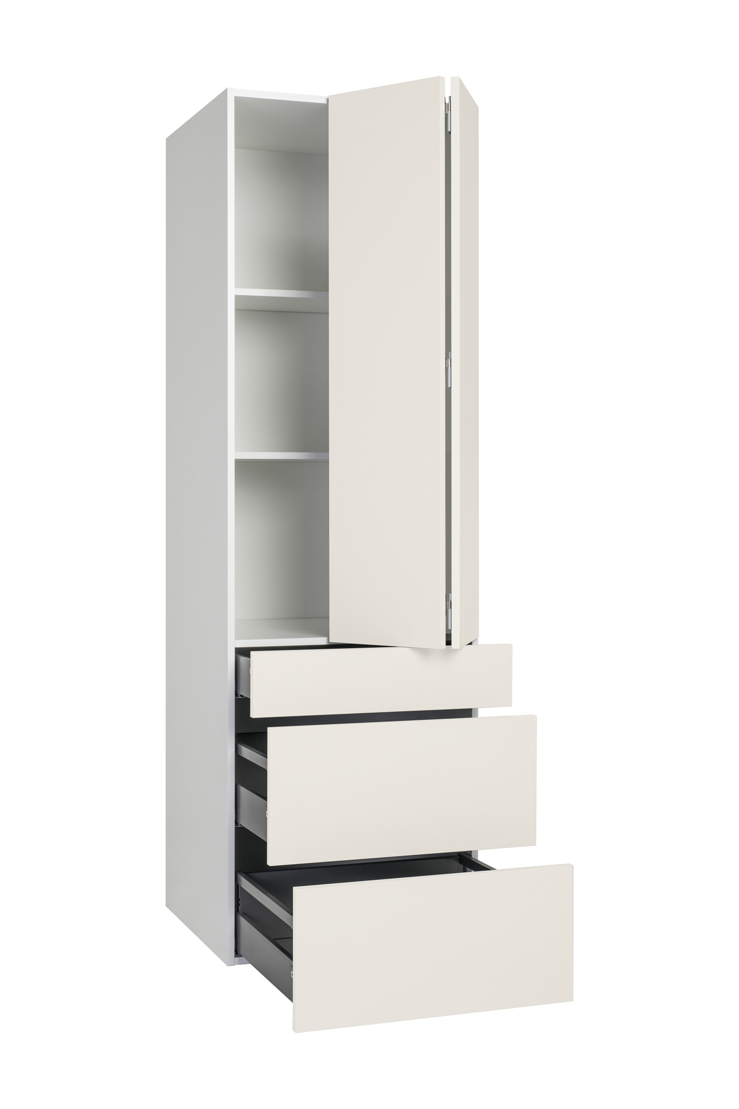 Aamiaiskaappi Cello Keittiö 192cm 3 laatikolla oikeakätinen