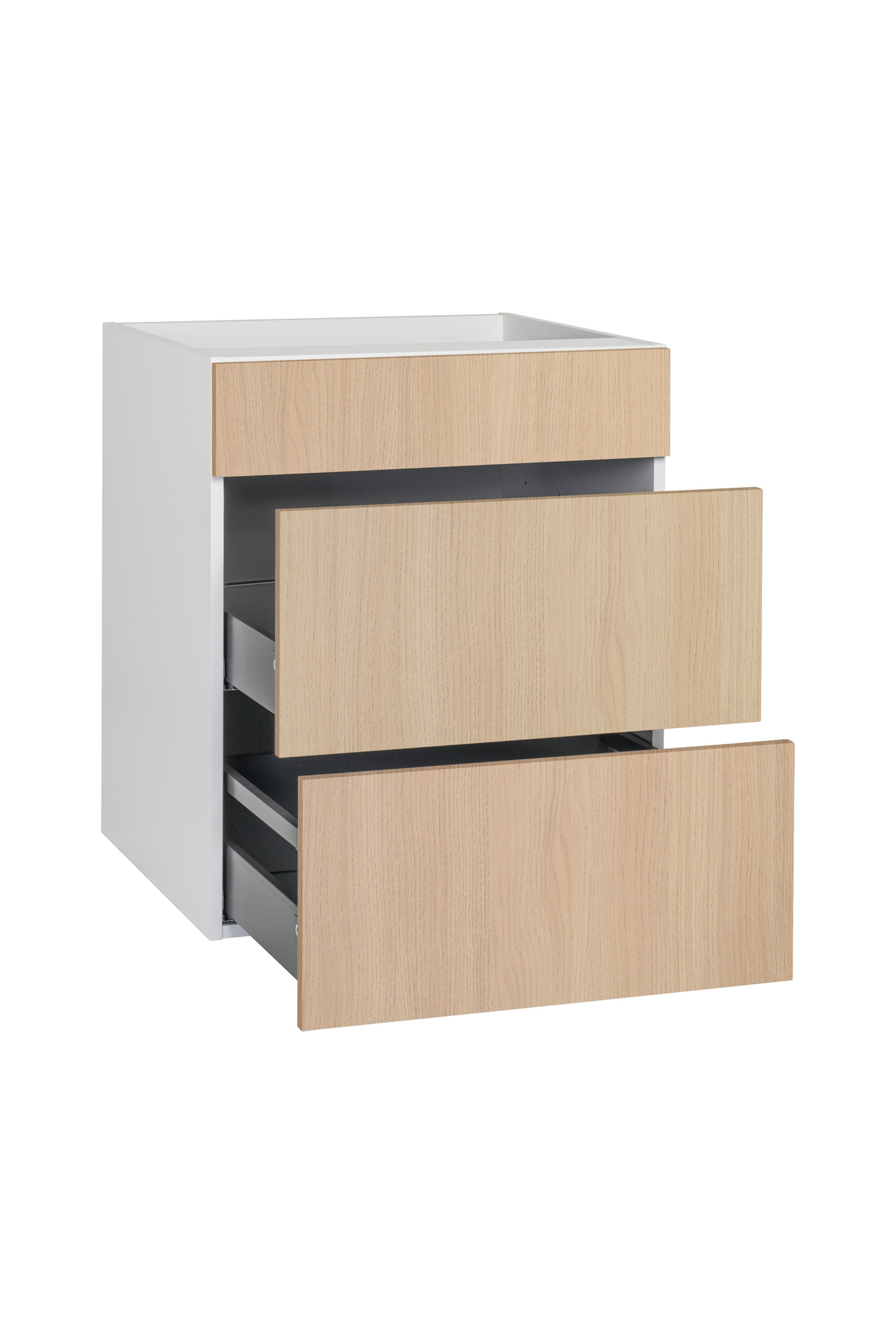 Combohob-kaappi Cello Keittiö 71cm 2 laatikolla ja peitelevyllä