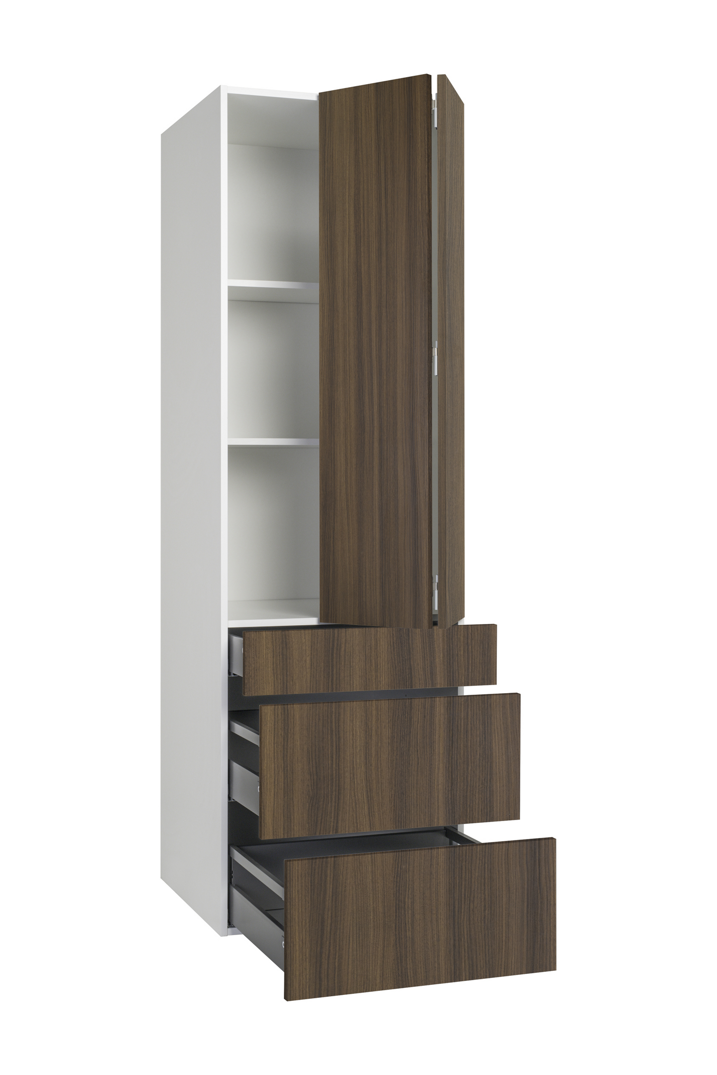 Aamiaiskaappi Cello Keittiö 192cm 3 laatikolla oikeakätinen