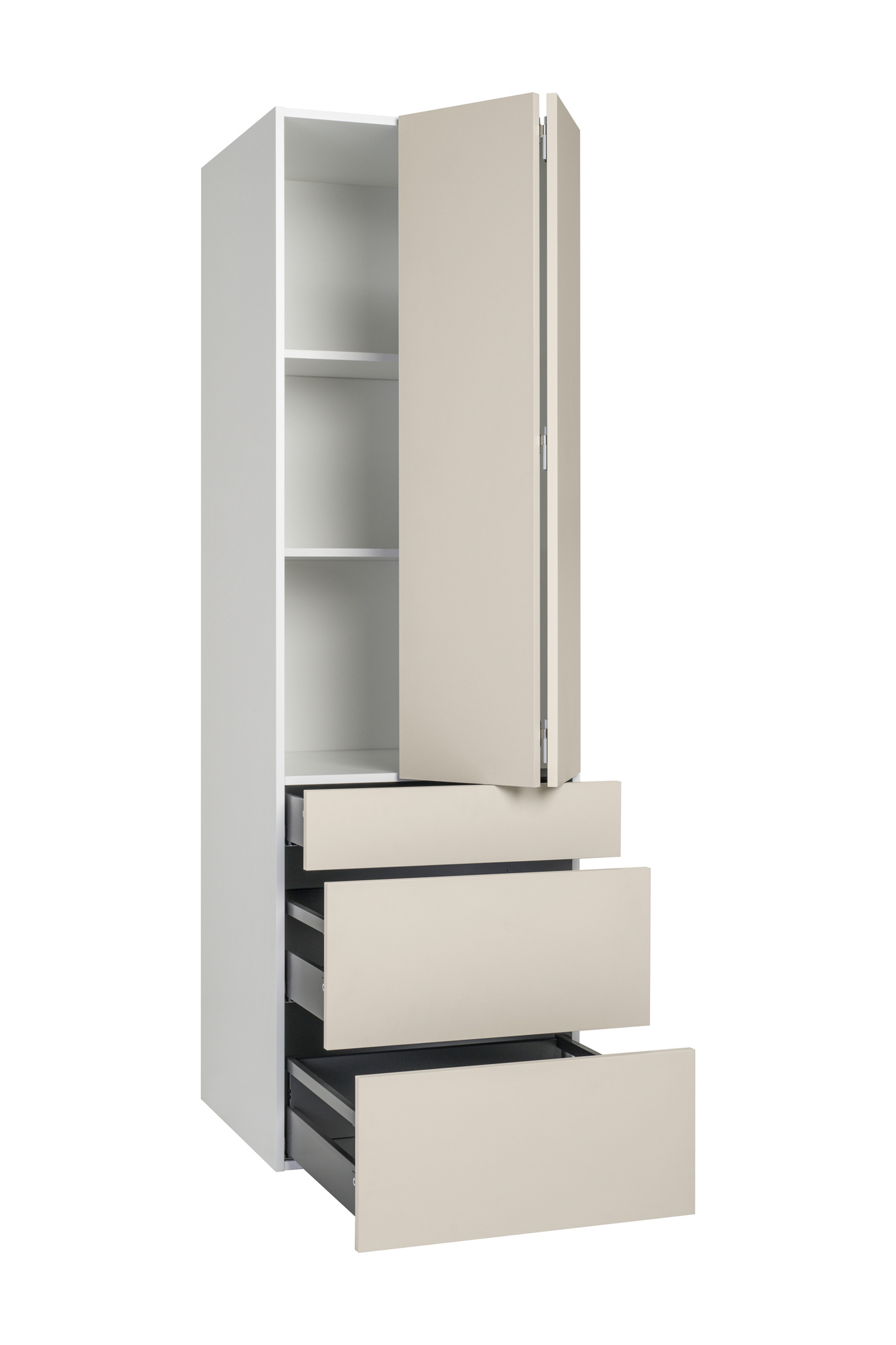 Aamiaiskaappi Cello Keittiö 192cm 3 laatikolla oikeakätinen