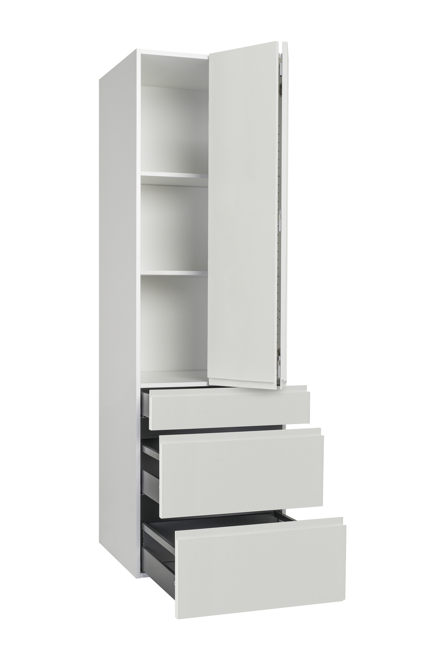 Aamiaiskaappi Cello Keittiö 192cm 3 laatikolla vasen