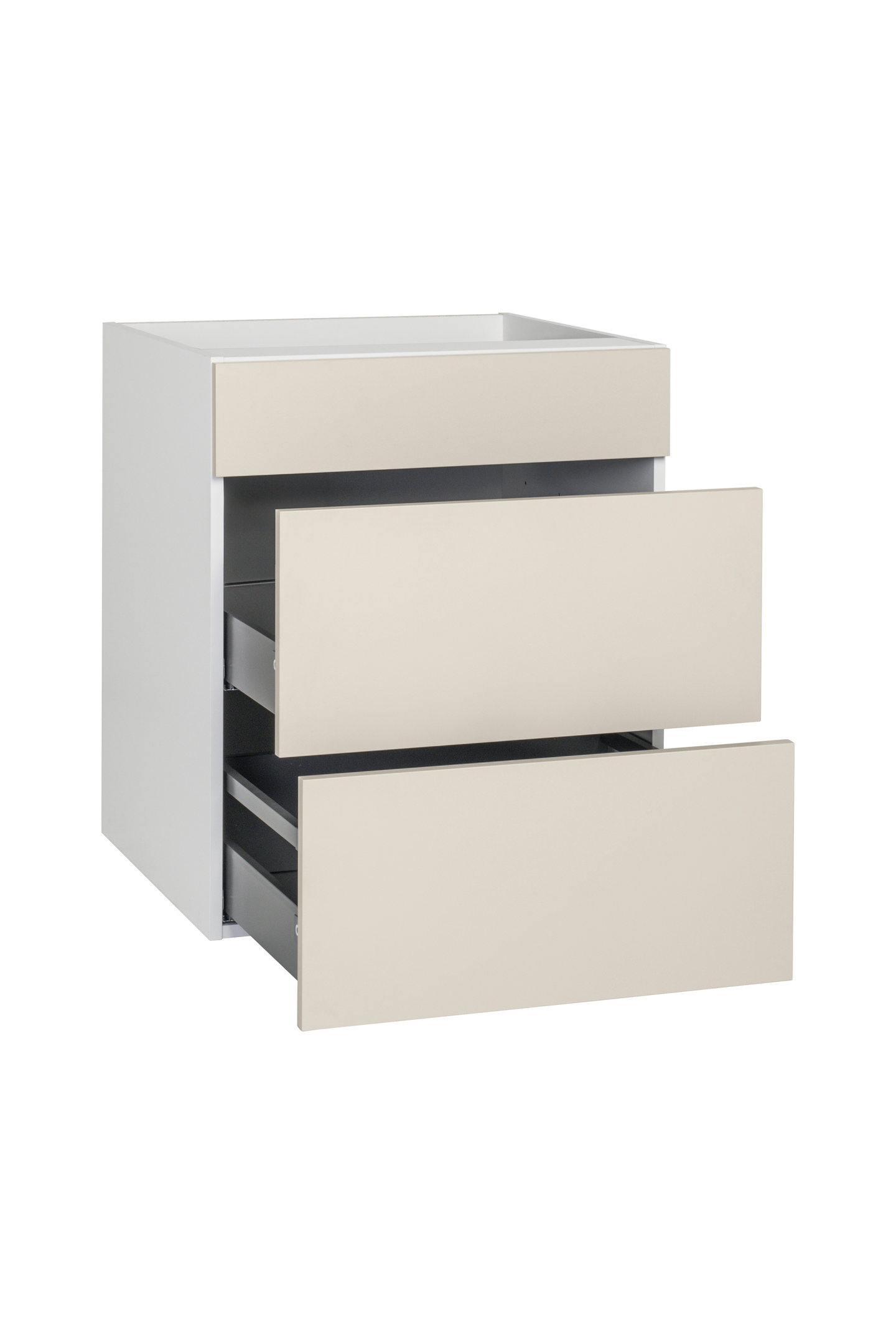 Combohob-kaappi Cello Keittiö 71cm 2 laatikolla ja peitelevyllä