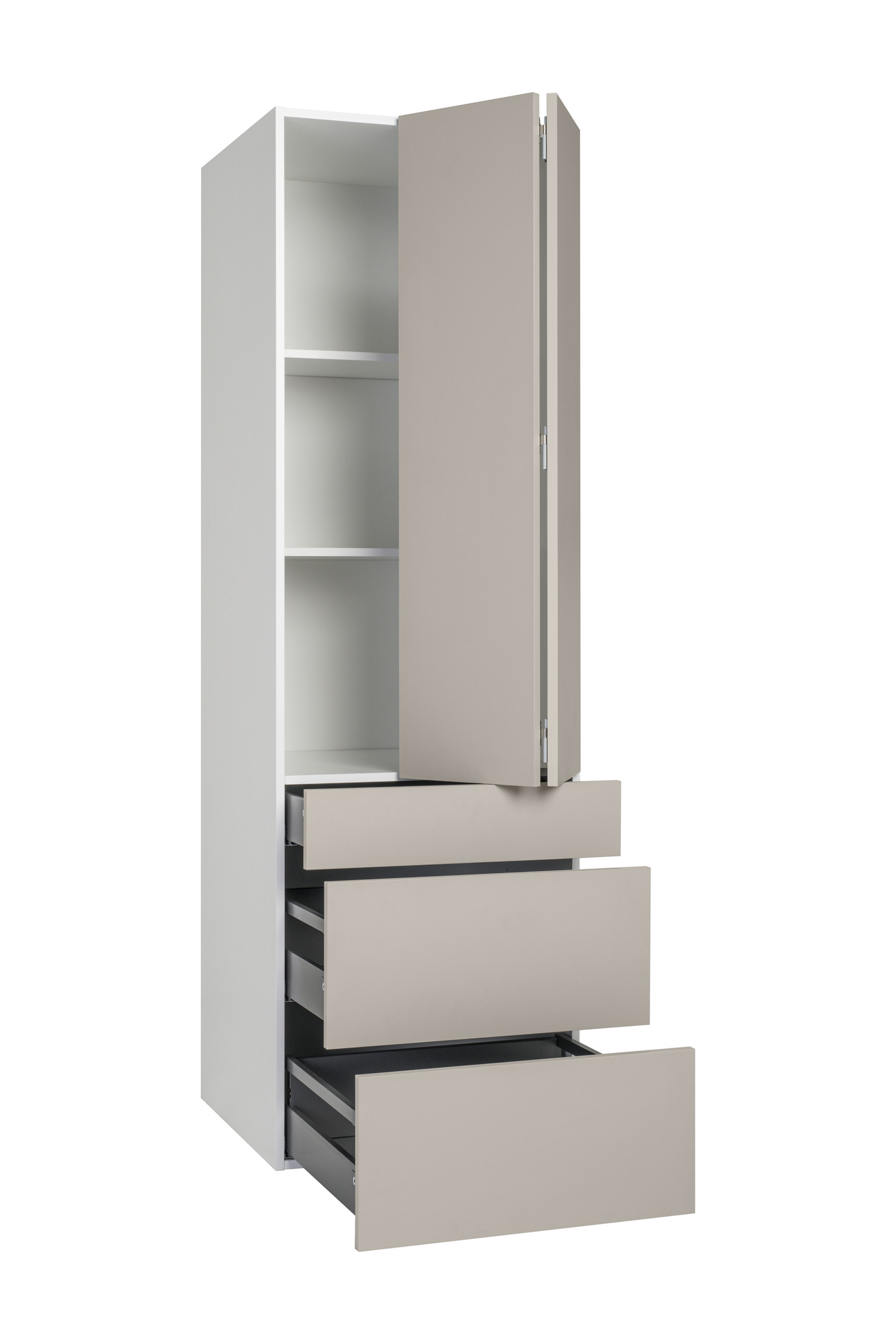 Aamiaiskaappi Cello Keittiö 192cm 3 laatikolla oikeakätinen