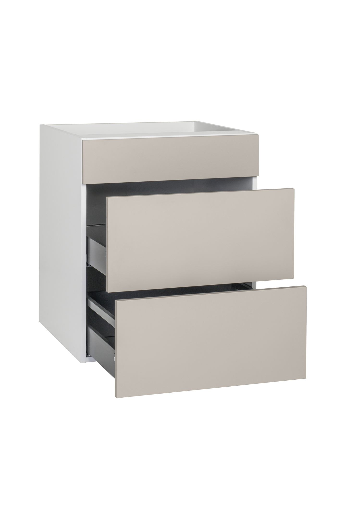 Combohob-kaappi Cello Keittiö 71cm 2 laatikolla ja peitelevyllä