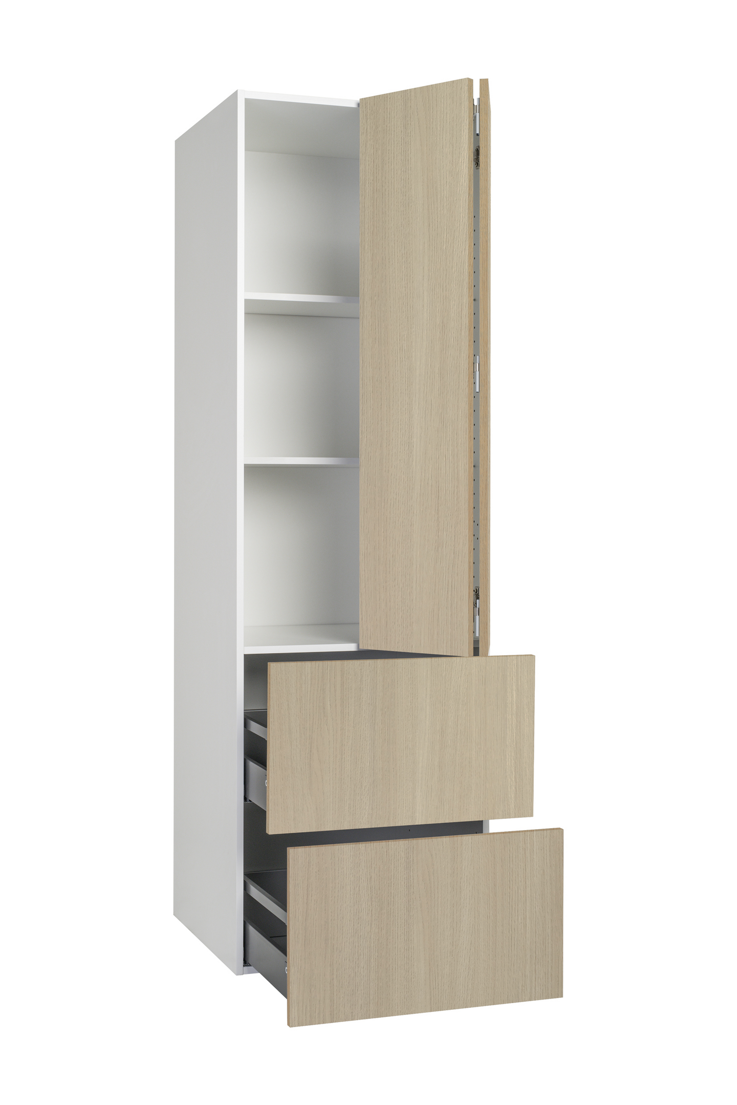 Aamiaiskaappi Cello Keittiö 192cm 2 laatikolla oikeakätinen