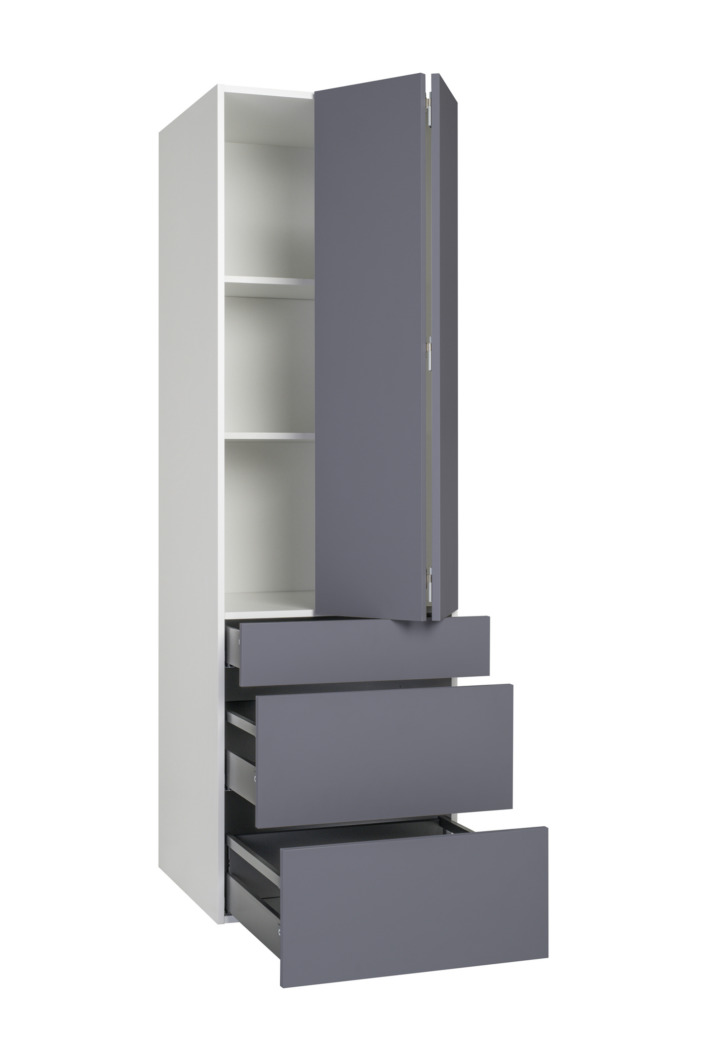 Aamiaiskaappi Cello Keittiö 192cm 3 laatikolla oikeakätinen