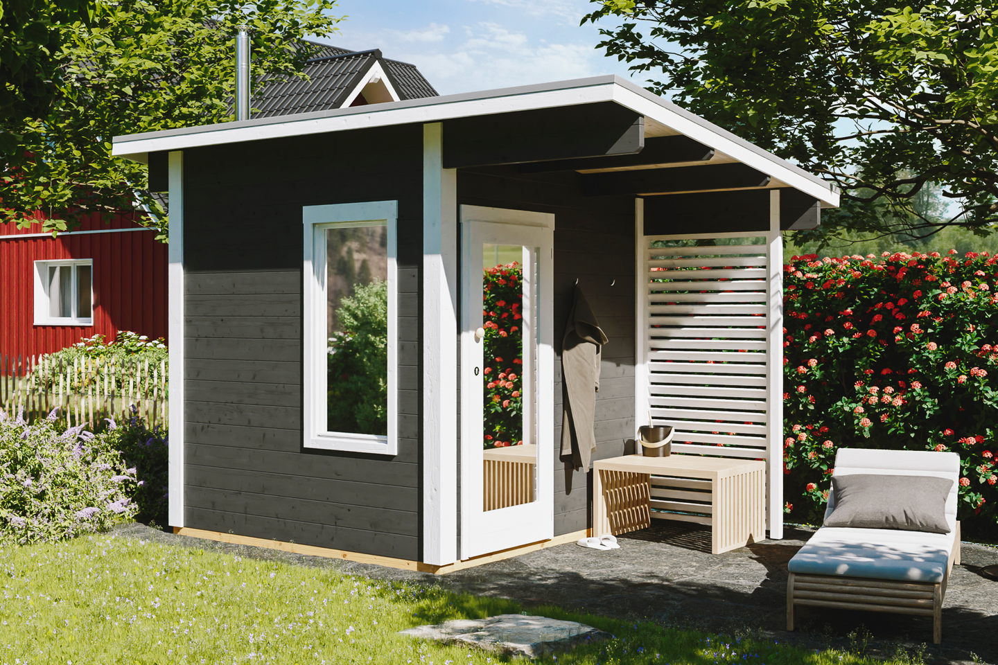 Pihasauna Goodiy Kastrup 5m² + 2,5m²