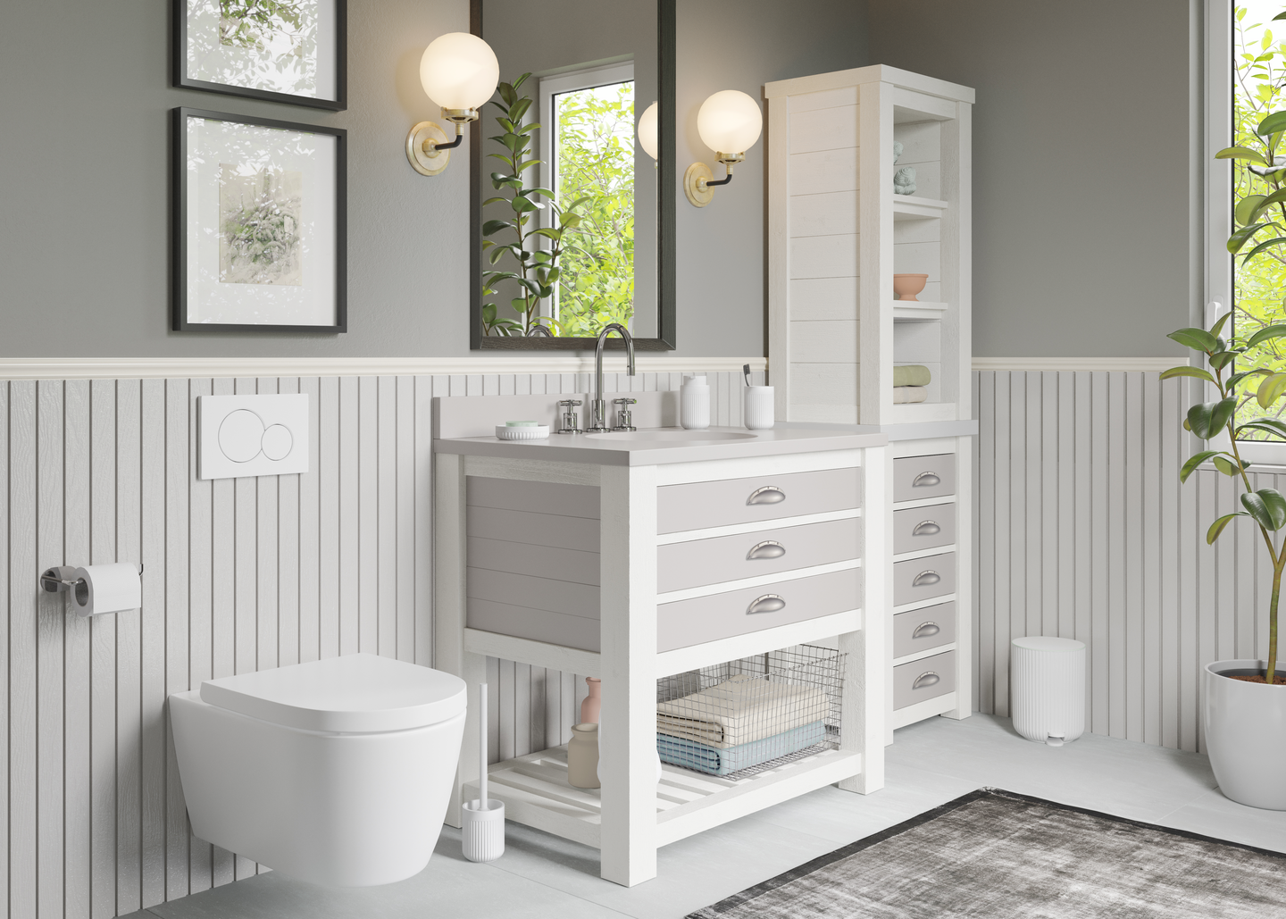 Poljinastia Beslagsboden 4l valkoinen BX564