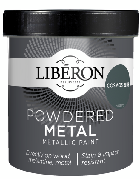 METALLIEFEKTIMAALI LIBERON POWDERED 500ml COSMOS BLUE