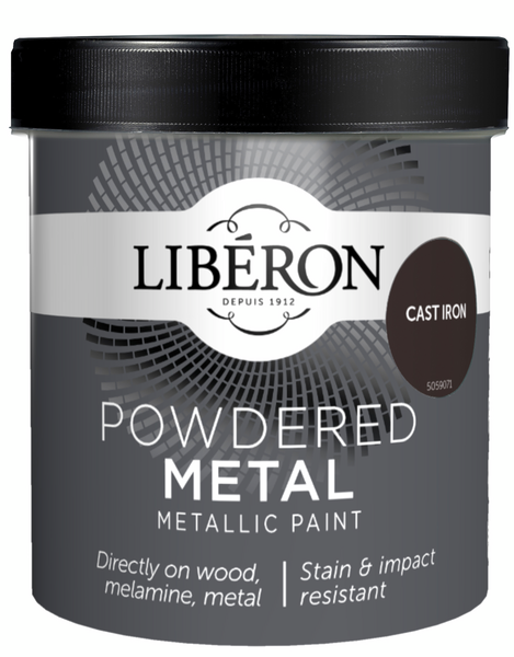 METALLIEFEKTIMAALI LIBERON POWDERED 500ml CAST IRON