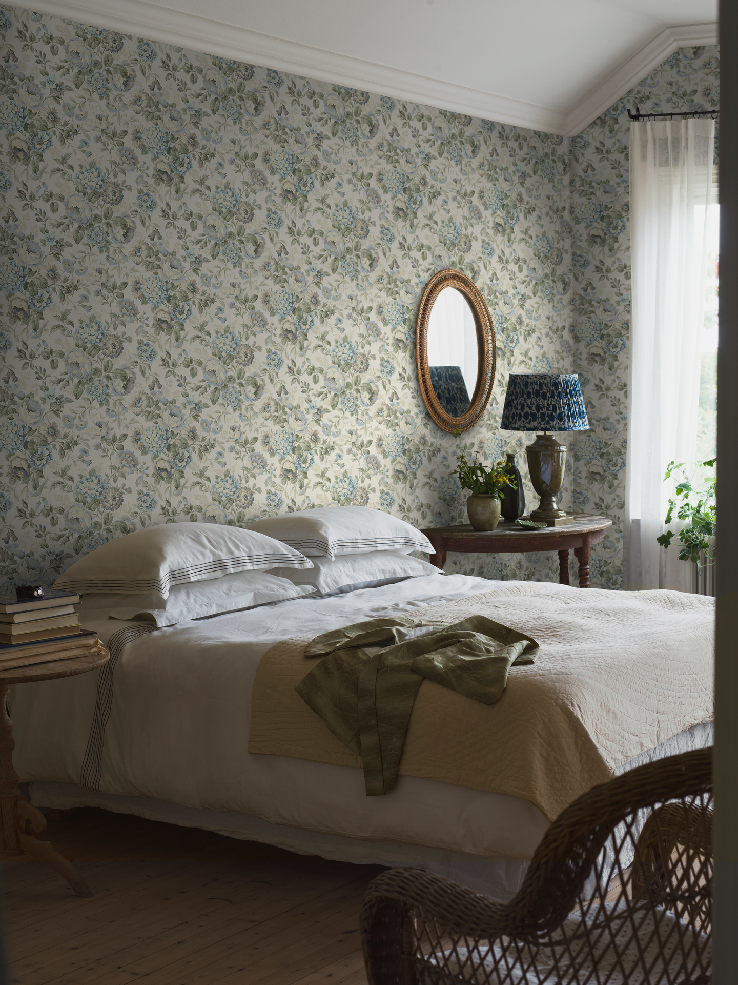 Kuitutapetti Boråstapeter Orangeri 5726 Hortensia 10,05m