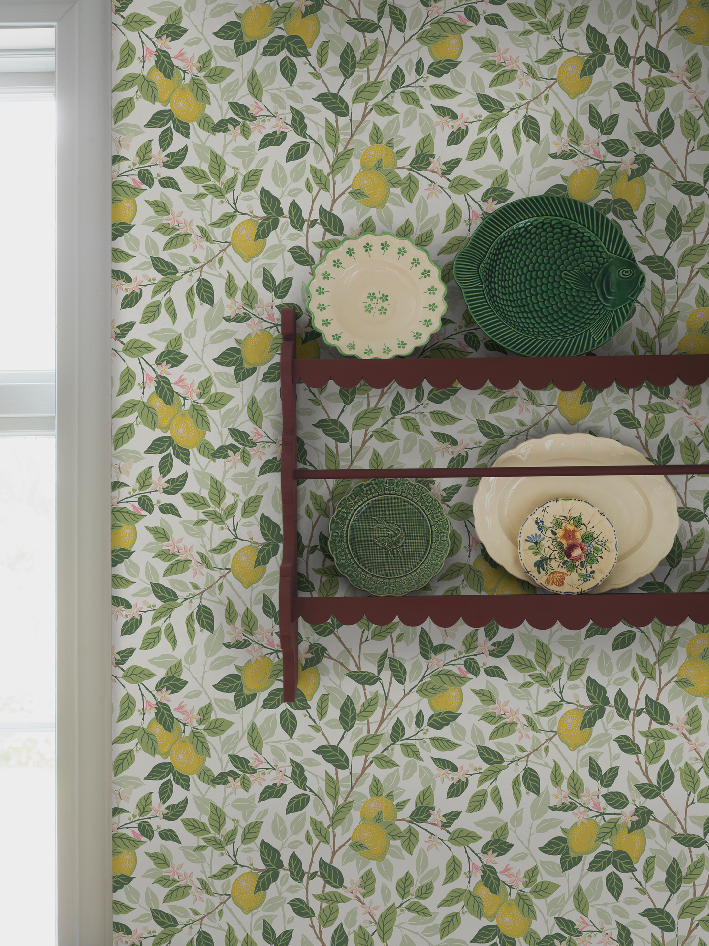 Kuitutapetti Boråstapeter Orangeri 5702 Citronträd 10,05m