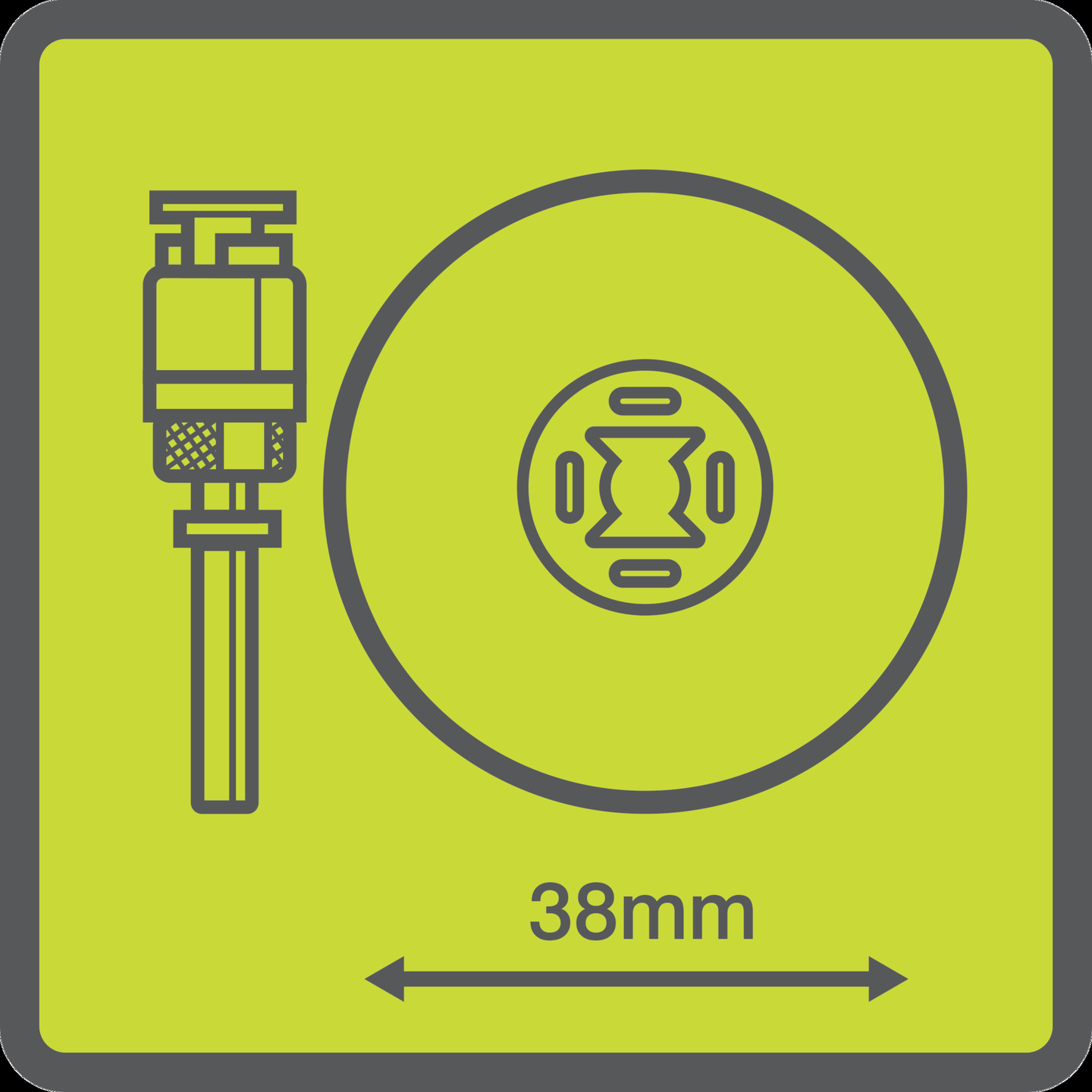 Katkaisulaikkasarja Ryobi Twist Lock 6 osaa