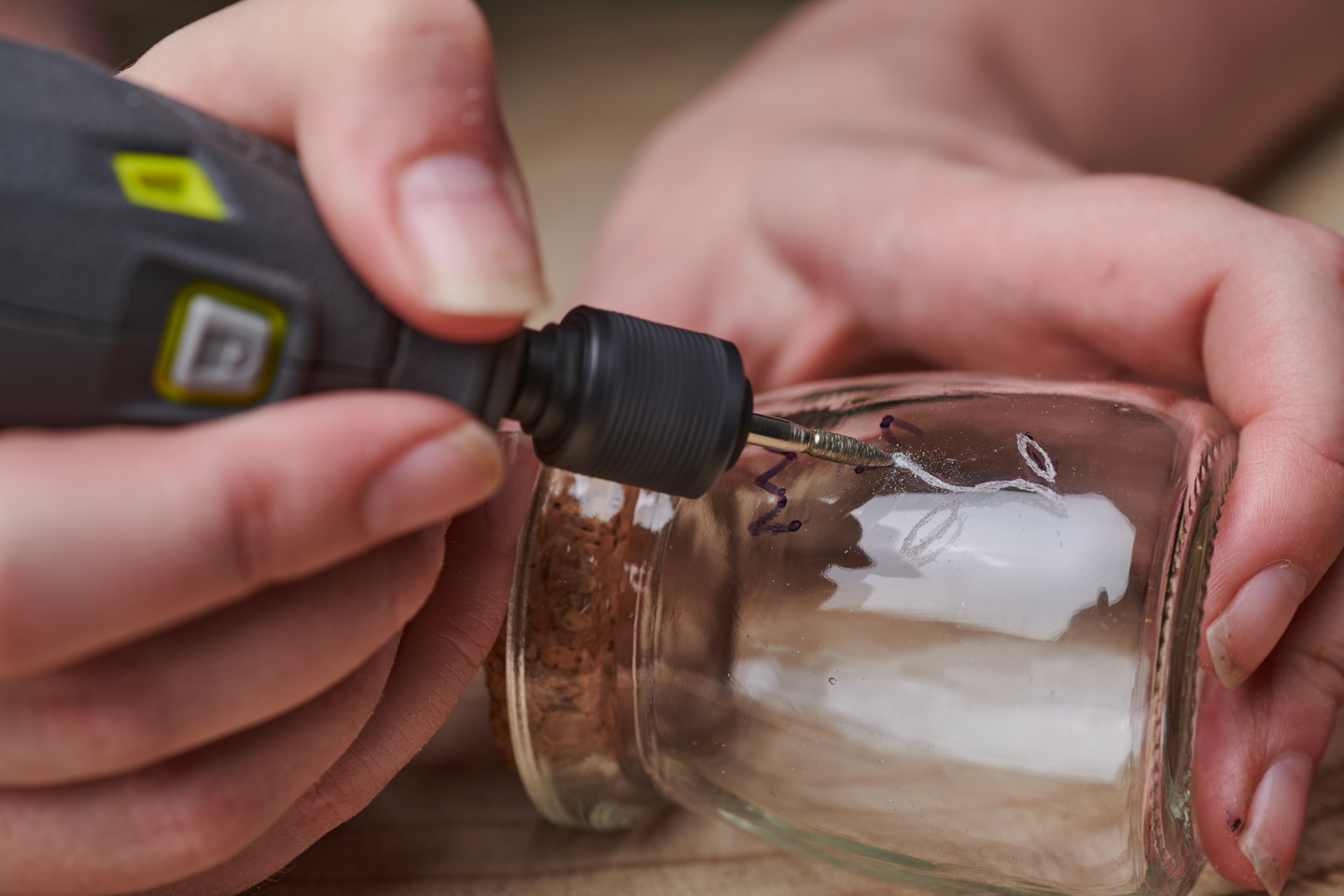 Timanttikaiverrusterä Ryobi kartiomaisella kärjellä 2,8mm