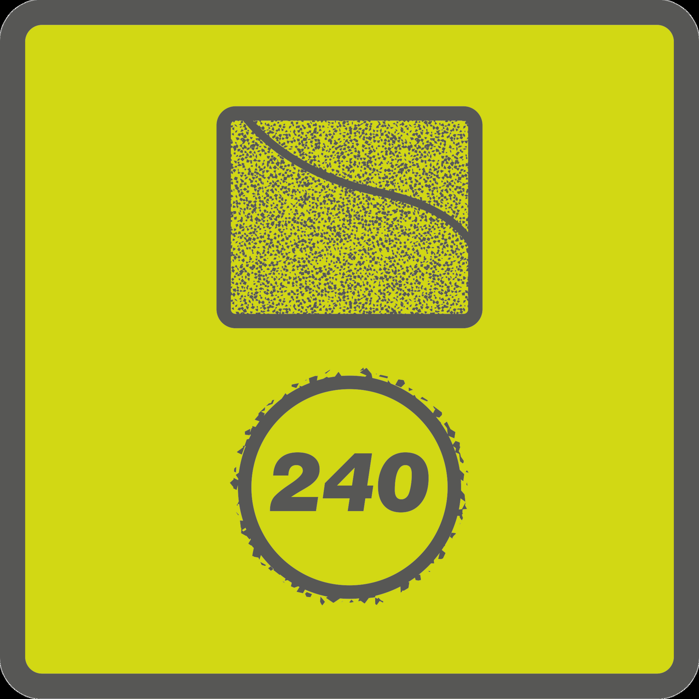 Hiomanauha Ryobi karkeus 240 10kpl