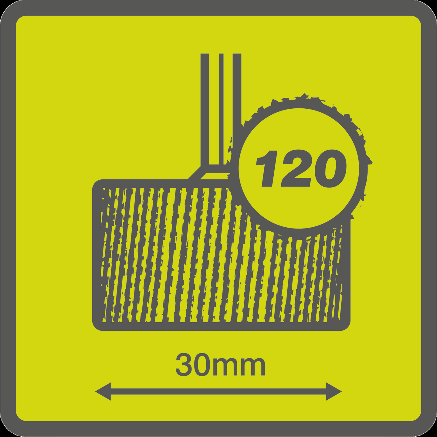 Lamellihiomalaikka Ryobi karkeus 120