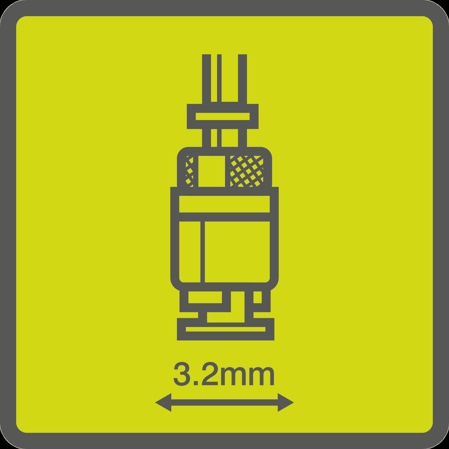 Kara Ryobi Twist Lock  3,2mm