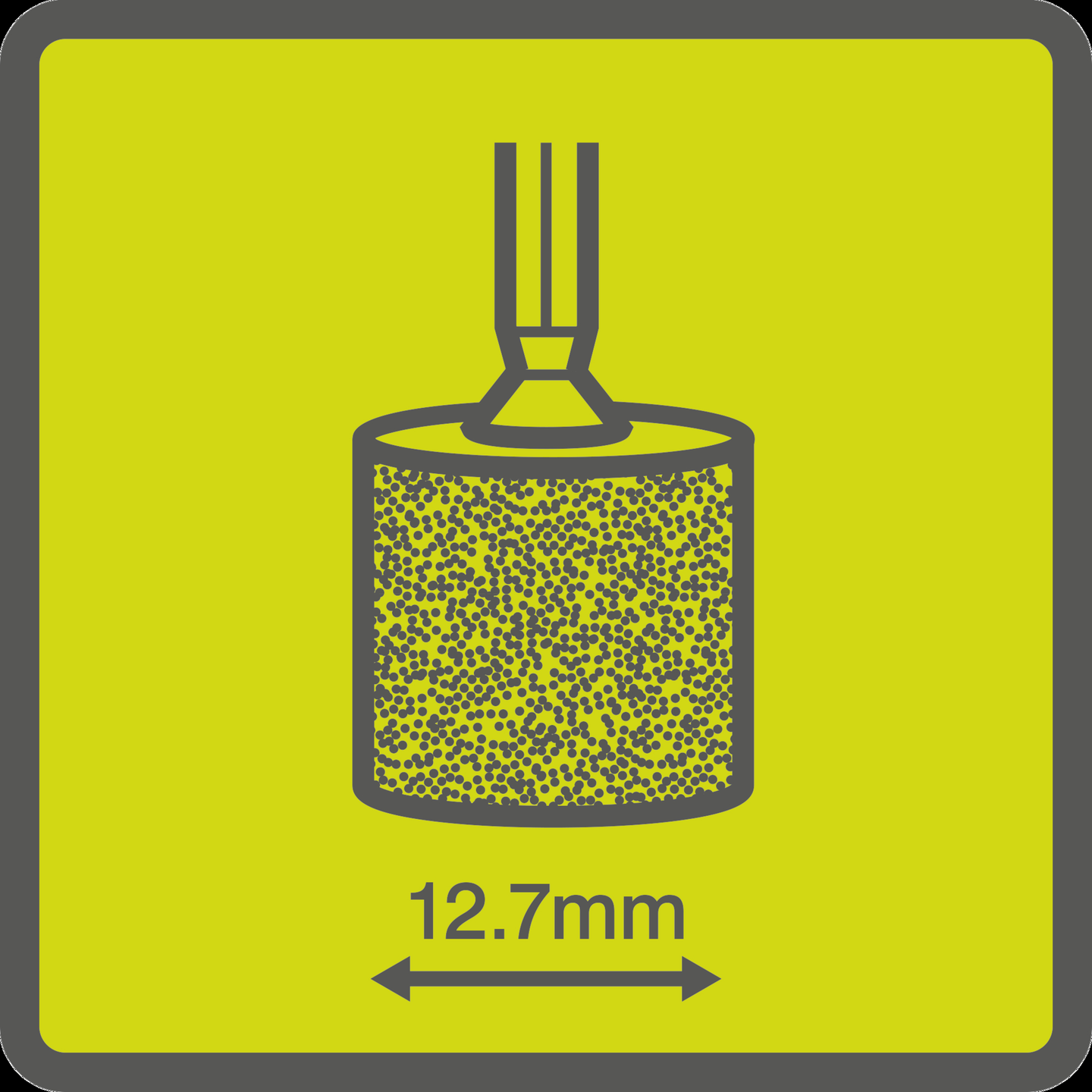 Hiomakivi Ryobi lieriönmuotoinen 12,7mm
