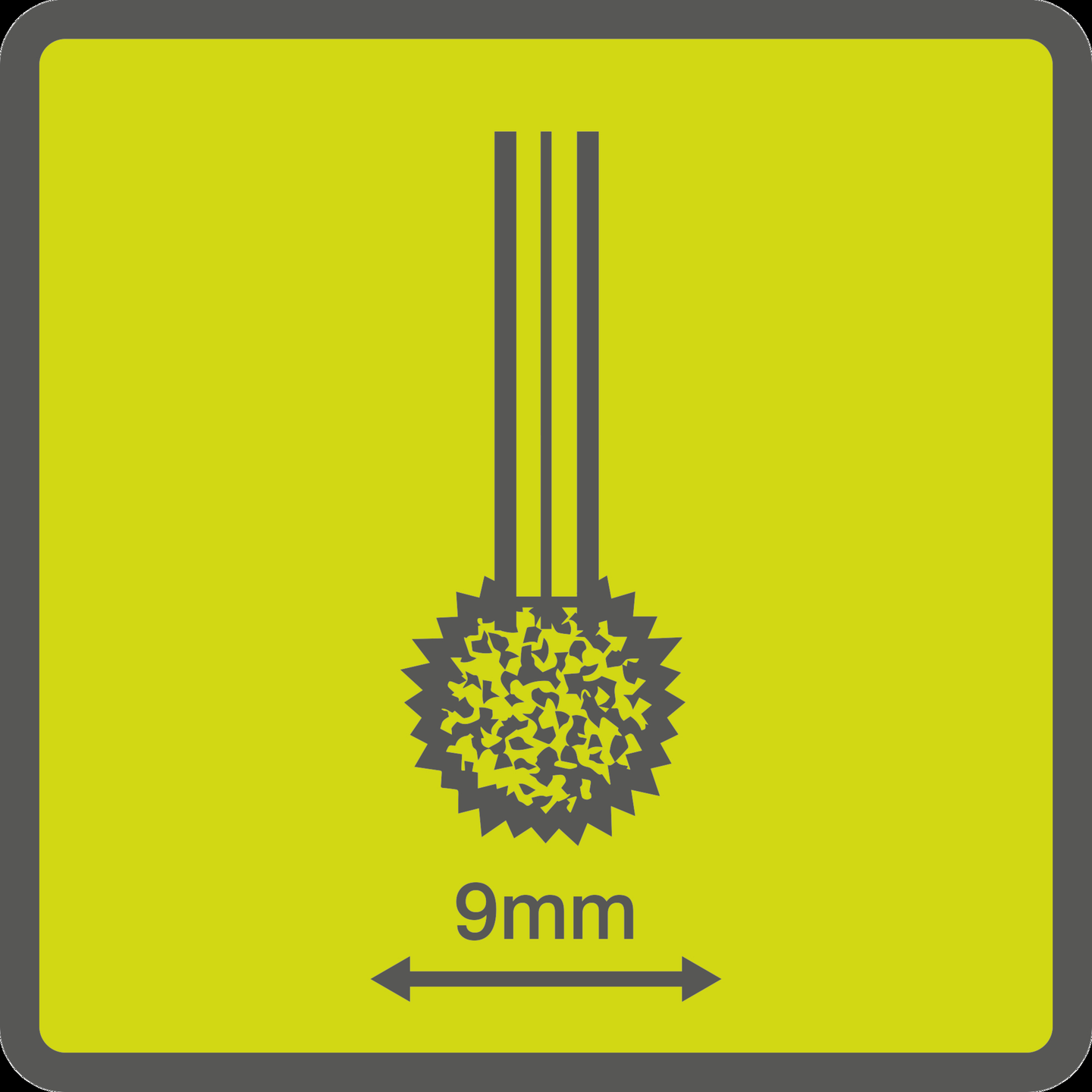 Kovametallijyrsin Ryobi struktuurihammastettu sileään viimeistelyyn