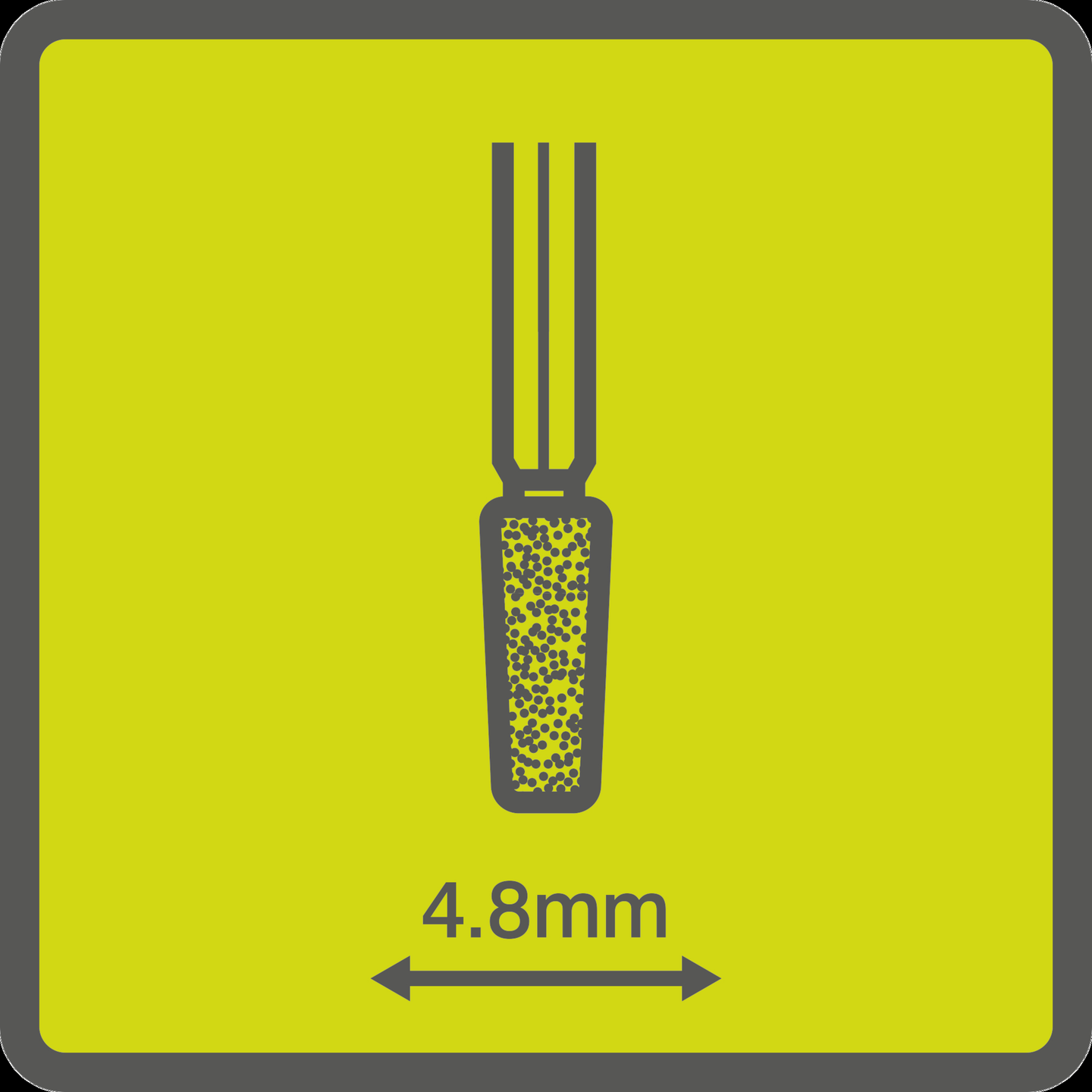Piikarbidihiomakivi Ryobi kartiomainen 4,8mm