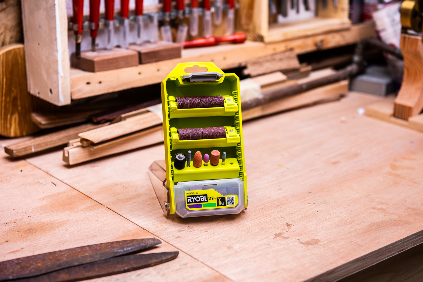 Hiomatarvikesarja Ryobi monitoimityökalulle 27 osaa