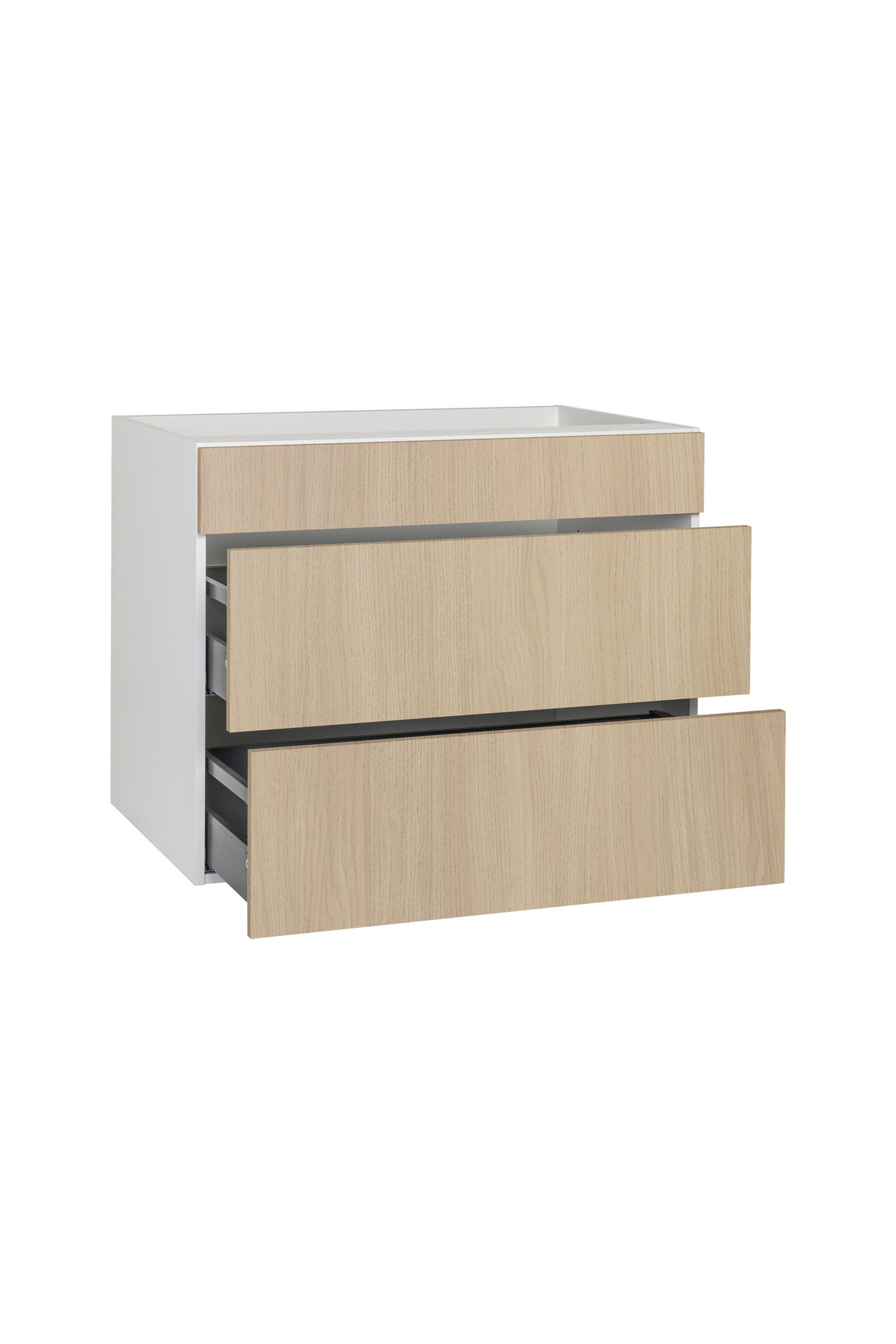 Combohob-kaappi Cello Keittiö 71cm 2 laatikolla ja peitelevyllä