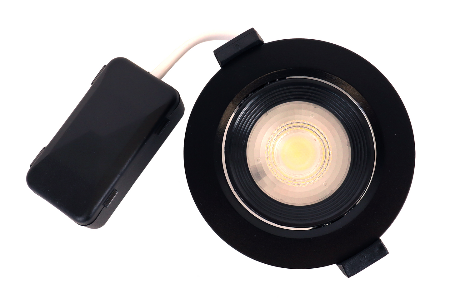 Alasvalo Led Energie 6,5W 500lm 4000K pyöreä musta suunnattava himmennettävä