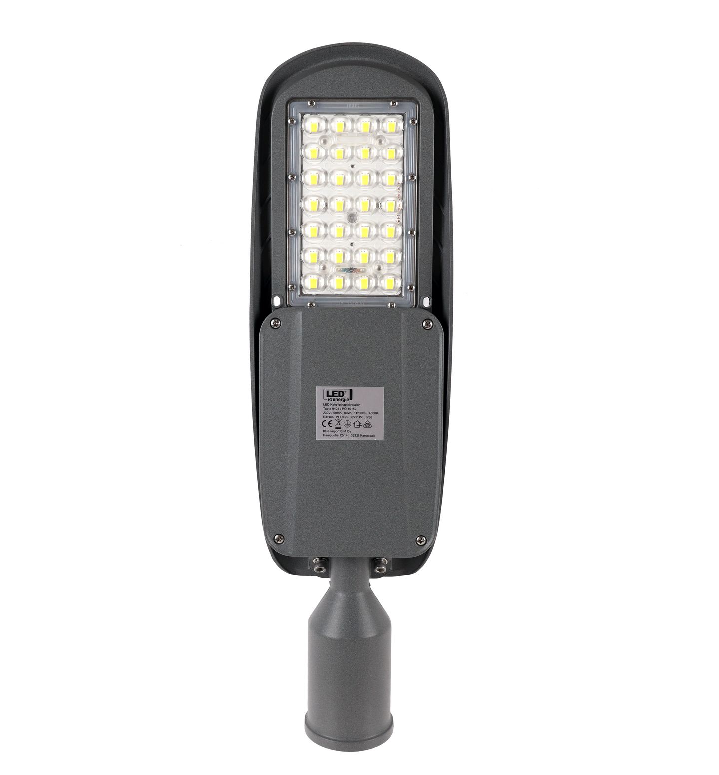 Katuvalaisin Led Energie 80W 11200lm 4000K IP66 antrasiitinharmaa