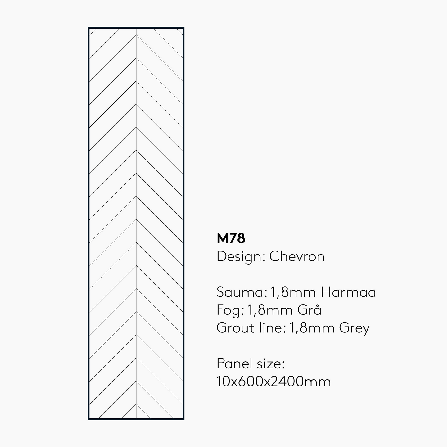 Sisustuslevy Fibo 2145M78 Grey Cement
