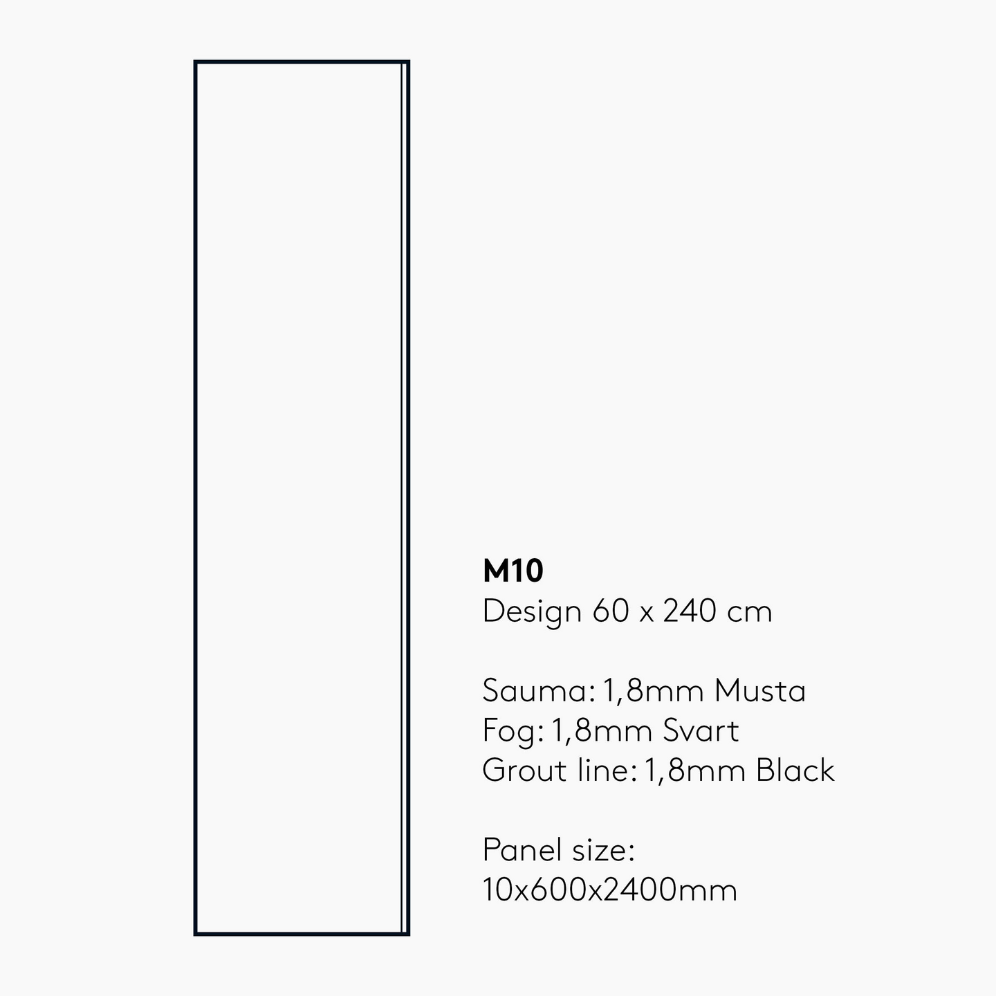 Sisustuslevy Fibo 2490M10 Rough Cement