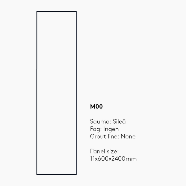 Sisustuslevy Fibo 110 White Silk Project