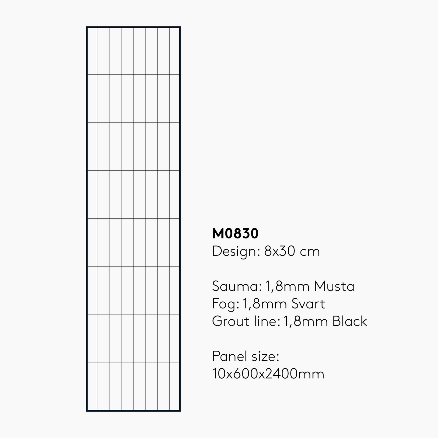 Sisustuslevy Fibo 2490M0830 Rough Cement