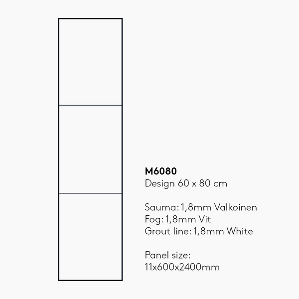 Sisustuslevy Fibo 4008M6080 Beige Stone