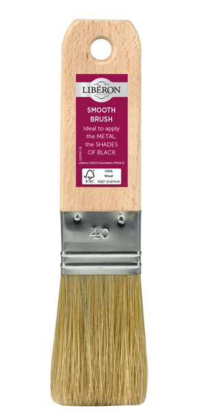 KALUSTESIVELLIN LIBERON SMOOTH 40MM LITTEÄ VAALEA PITKÄ HARJAS