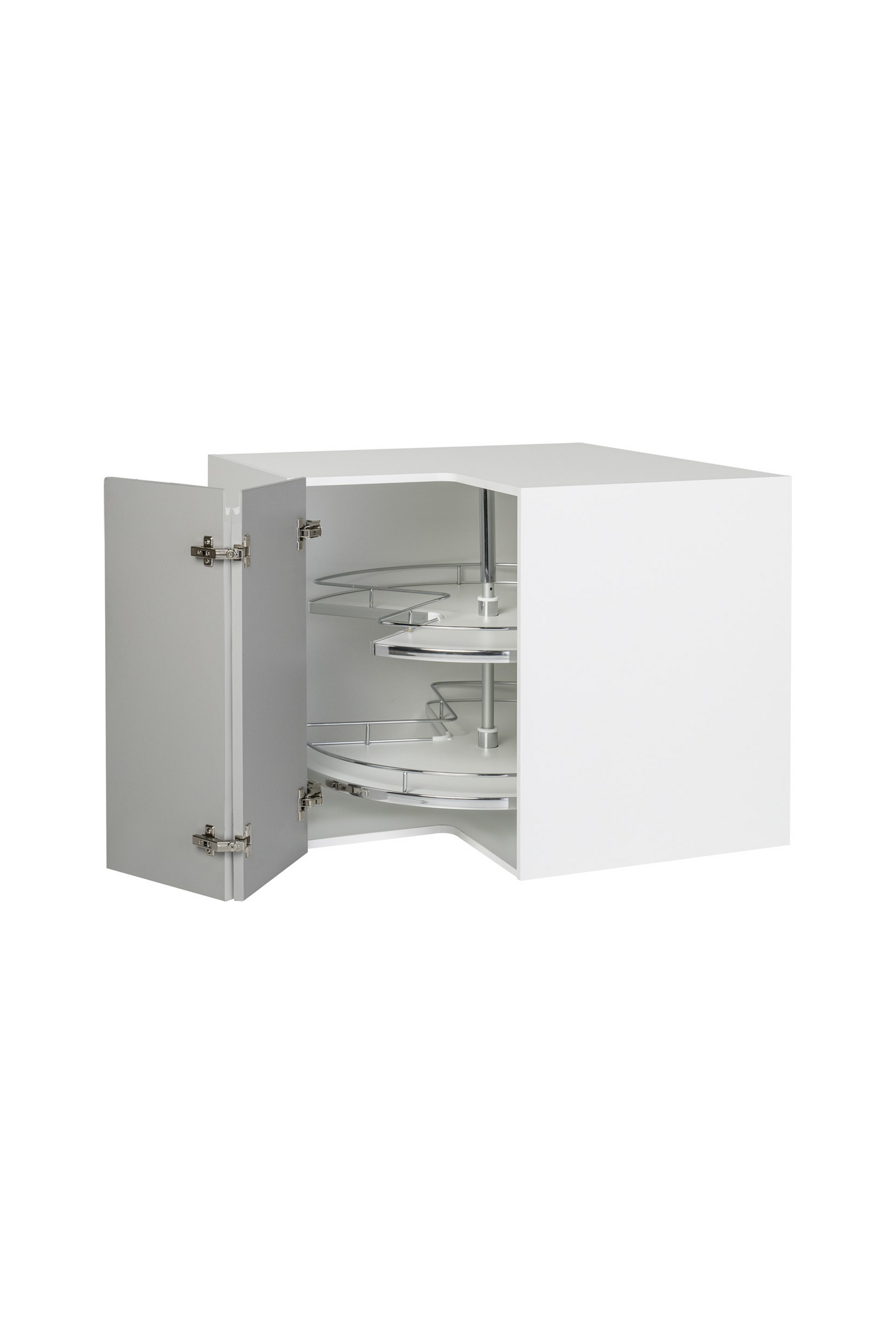 Alakulmakaappi Cello Keittiö 90x90cm levykarusellilla