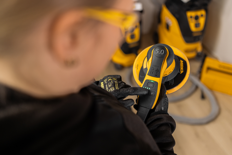 Epäkeskohiomakone Mirka Deros II 625 150mm pölynpoisto 2,5mm