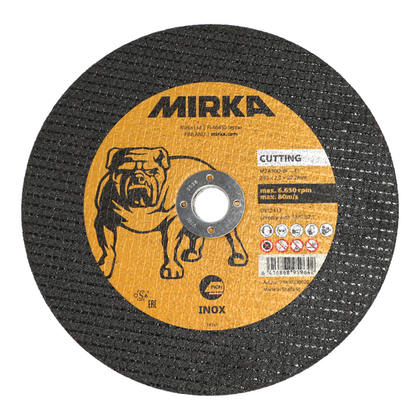 Katkaisulaikka Mirka 230x2,0x22,2mm M2A30Q-BF Inox 5kpl