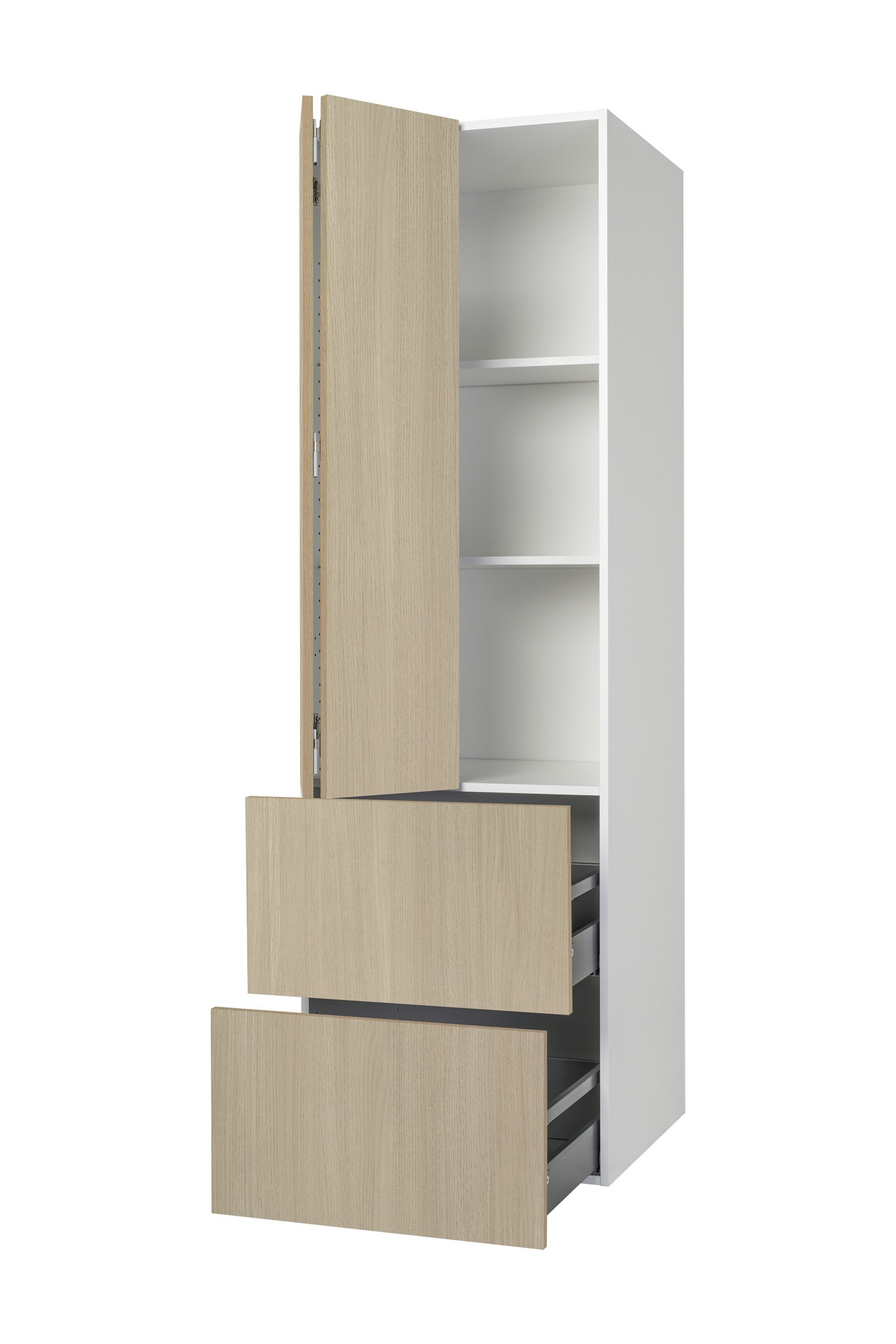 Aamiaiskaappi Cello Keittiö 192cm 2 laatikolla vasenkätinen