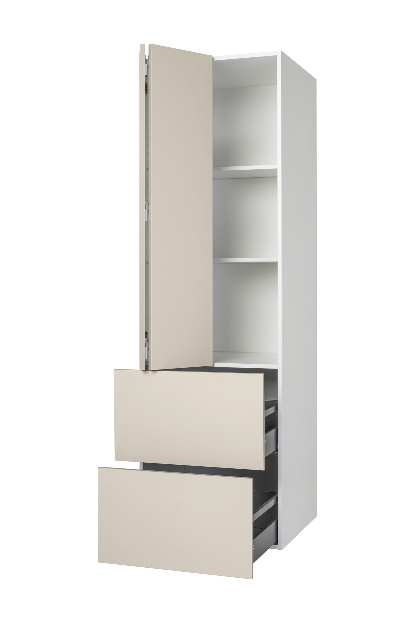 Aamiaiskaappi Cello Keittiö 192cm 2 laatikolla vasenkätinen