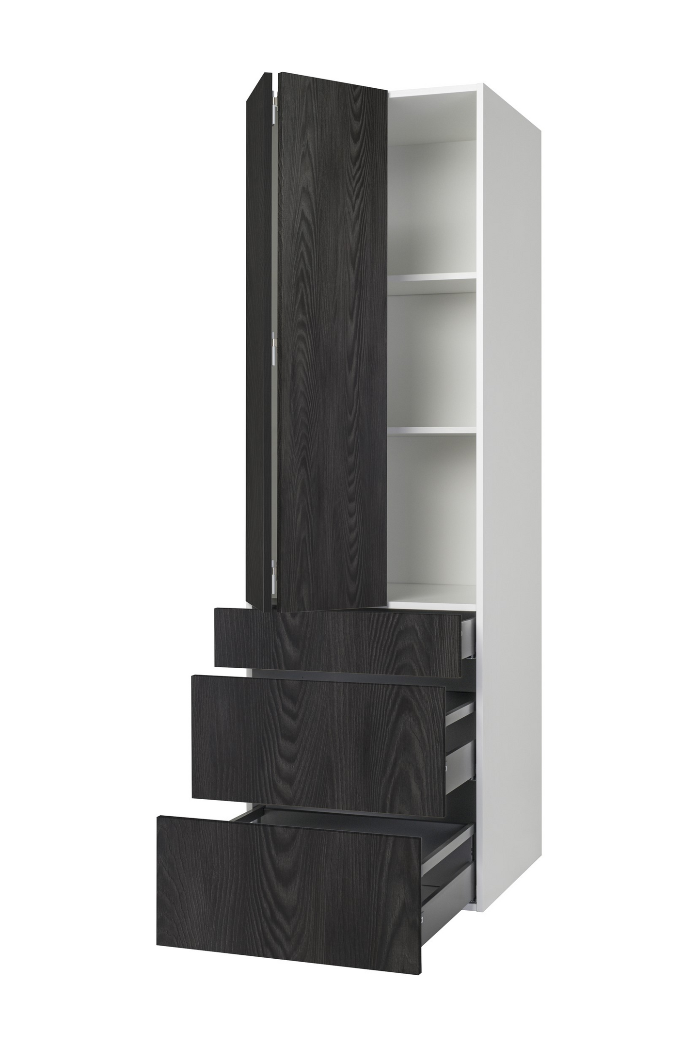 Aamiaiskaappi Cello Kuusela 192x100cm 3 laatikolla vasen