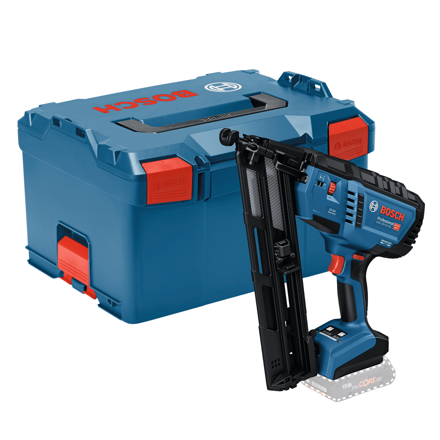 Akkuviimeistelynaulain Bosch GNH 18V-64 MD Solo L-Boxx