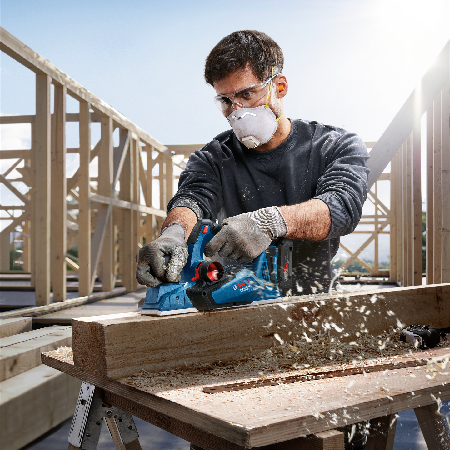 Akkuhöylä Bosch GHO 18V-26 Solo L-Boxx