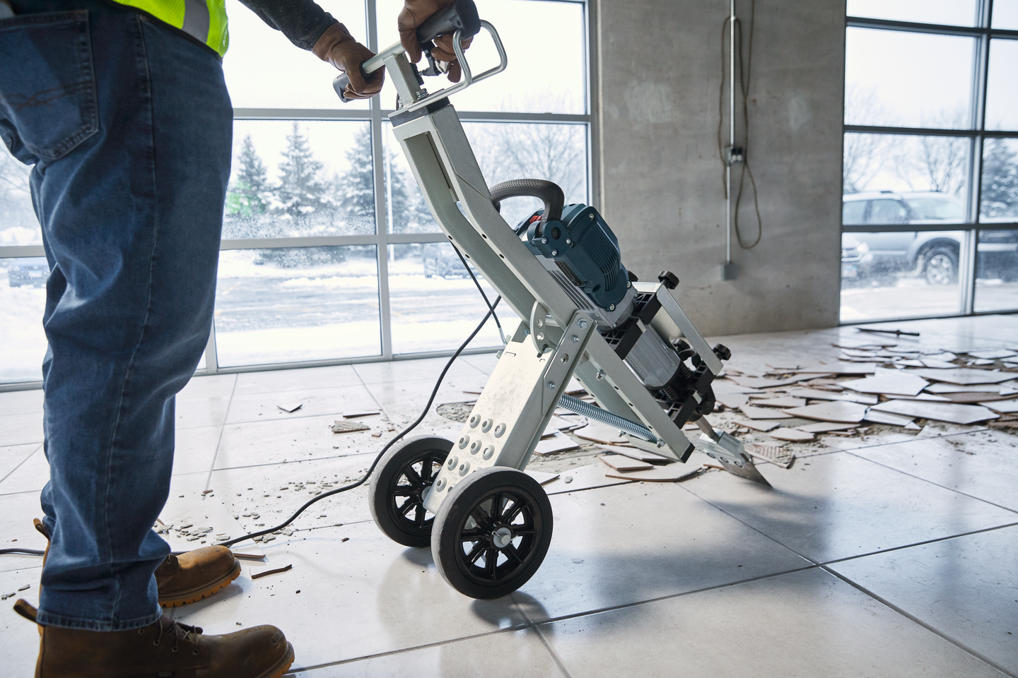 Käsittelyteline Bosch GHT 130 murtovasaralle