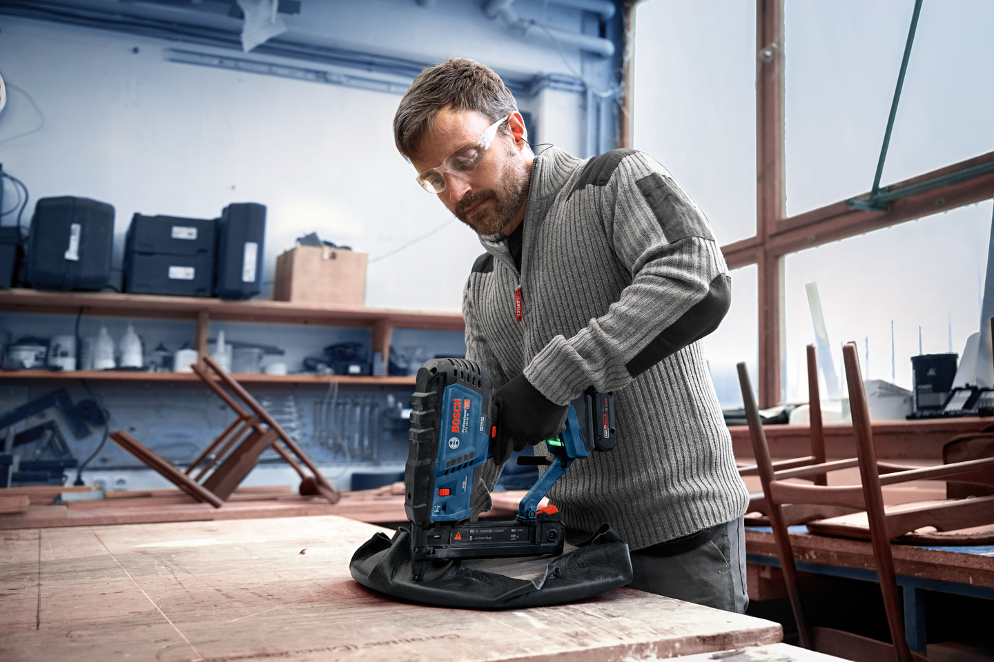 Akkuhakasnaulain Bosch GTH 18V-38 M Solo L-Boxx